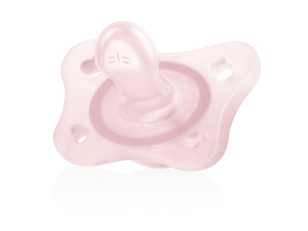 Mini gommotto rosa 0-2 mesi la confezione comprende 2 gommotti