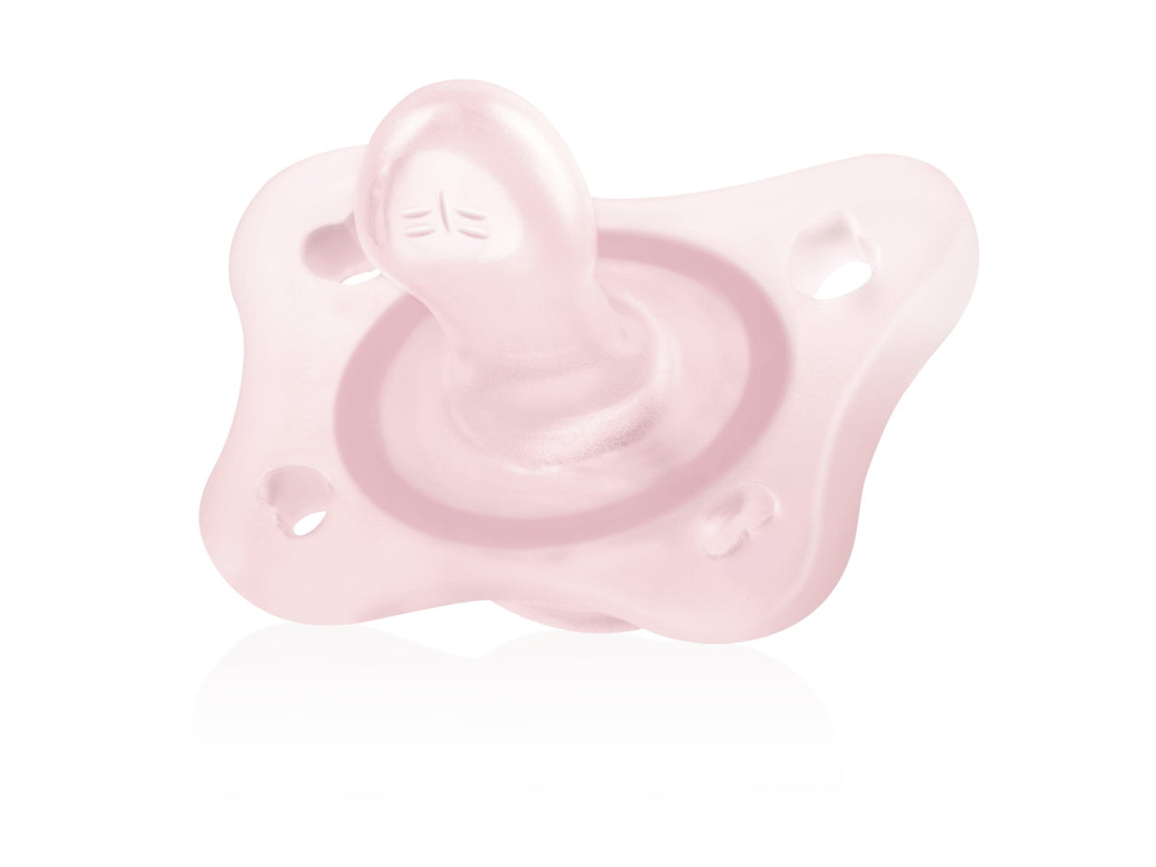 Mini gommotto rosa 0-2 mesi la confezione comprende 2 gommotti