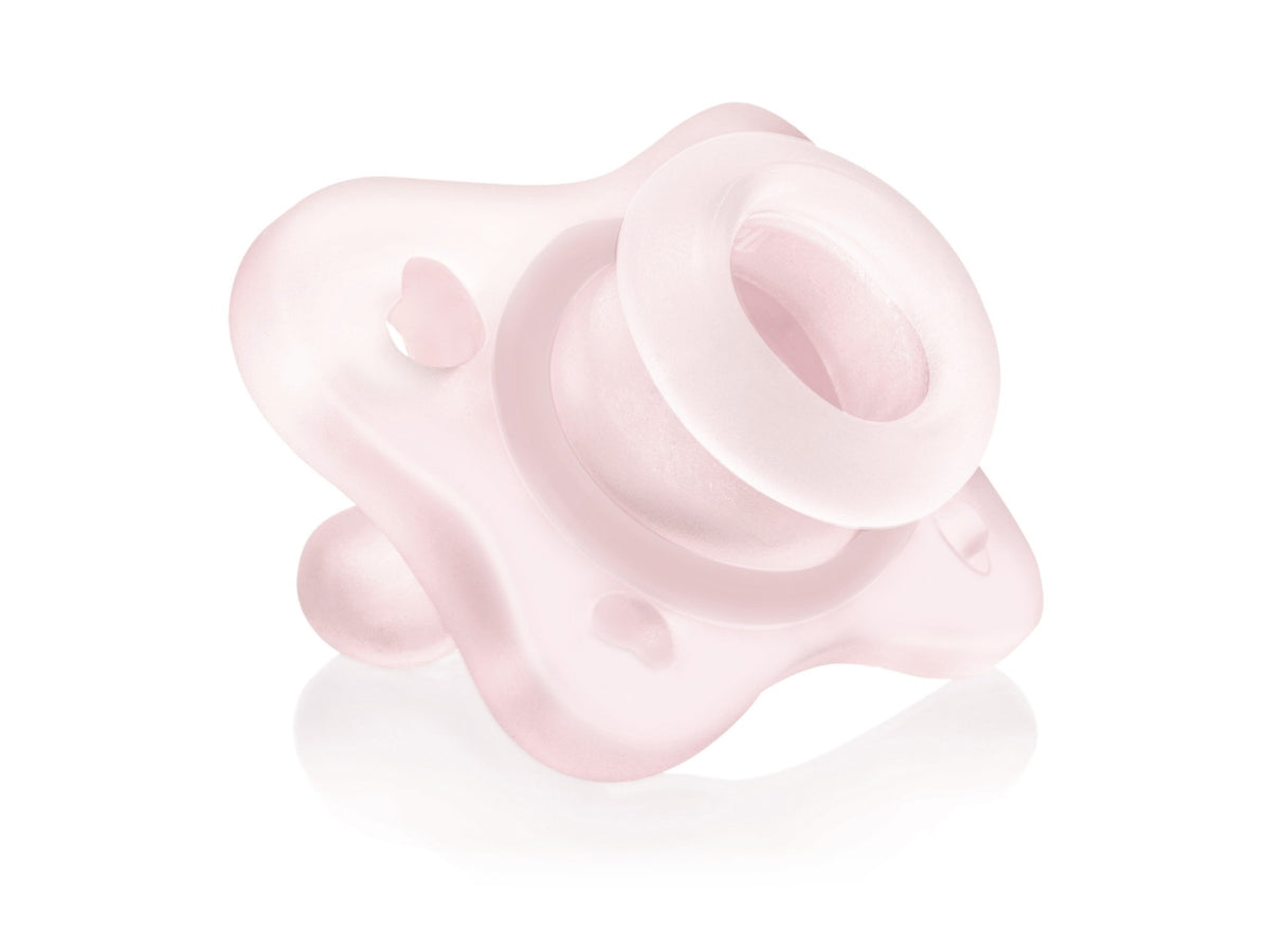 Mini gommotto rosa 0-2 mesi la confezione comprende 2 gommotti