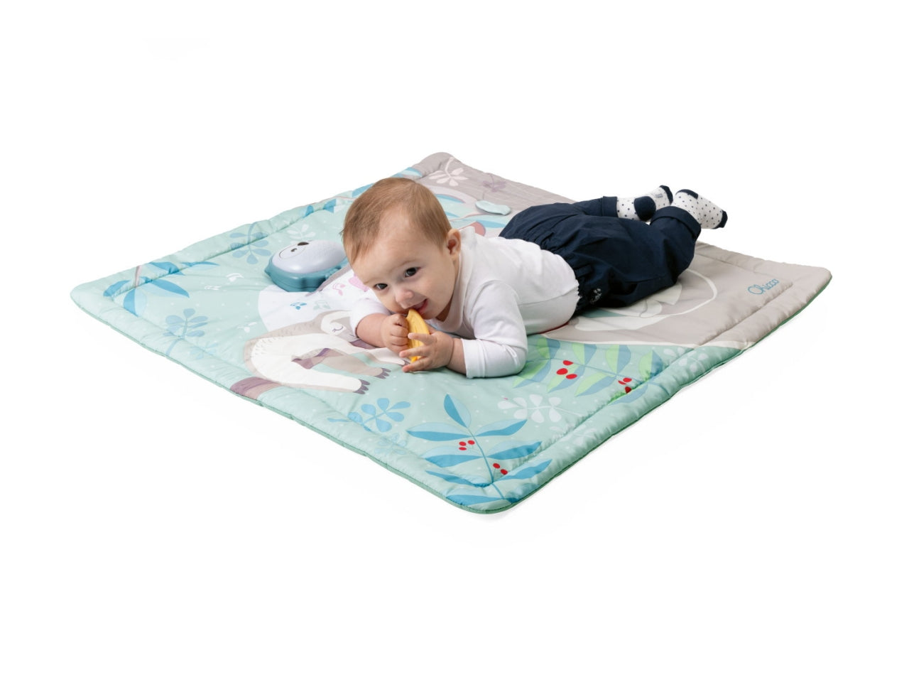 Chicco Tappeto Relax & Play - Multicolor in Plastica, EtÃ  0+ Mesi, Dimensioni 80x1,5x80 cm