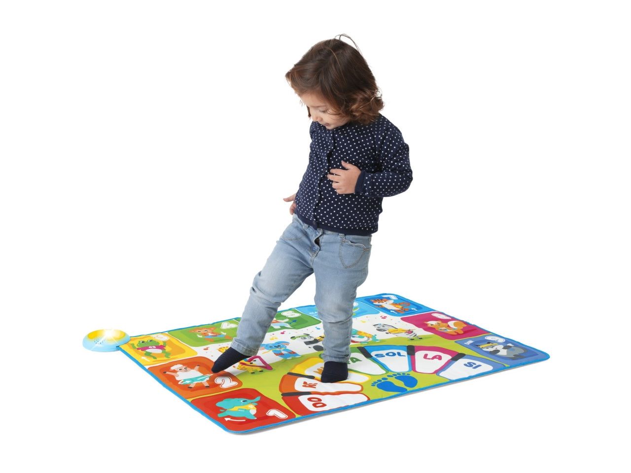 Chicco Tappeto Musicale - Multicolor in Plastica, EtÃ  2-5 Anni, Dimensioni 100x4x70 cm