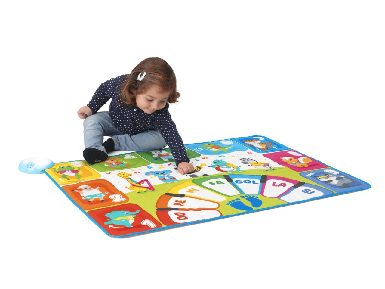 Chicco Tappeto Musicale - Multicolor in Plastica, EtÃ  2-5 Anni, Dimensioni 100x4x70 cm