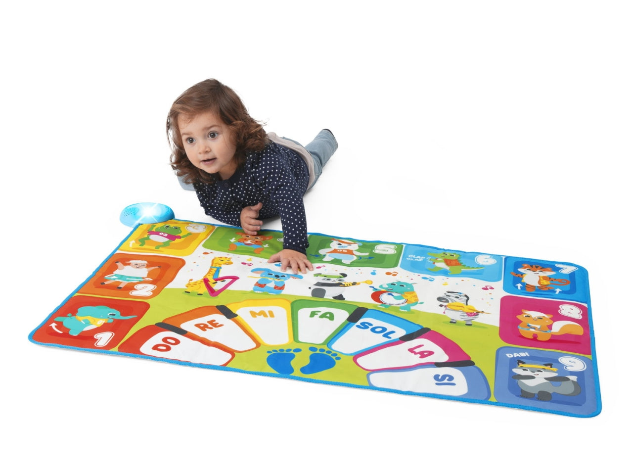Chicco Tappeto Musicale - Multicolor in Plastica, EtÃ  2-5 Anni, Dimensioni 100x4x70 cm