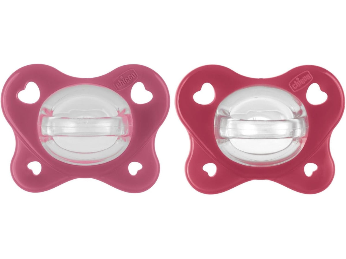 Gommotto ph dual soft rosa 16-36 mesi - confezione da 2 ciuccetti | Chicco