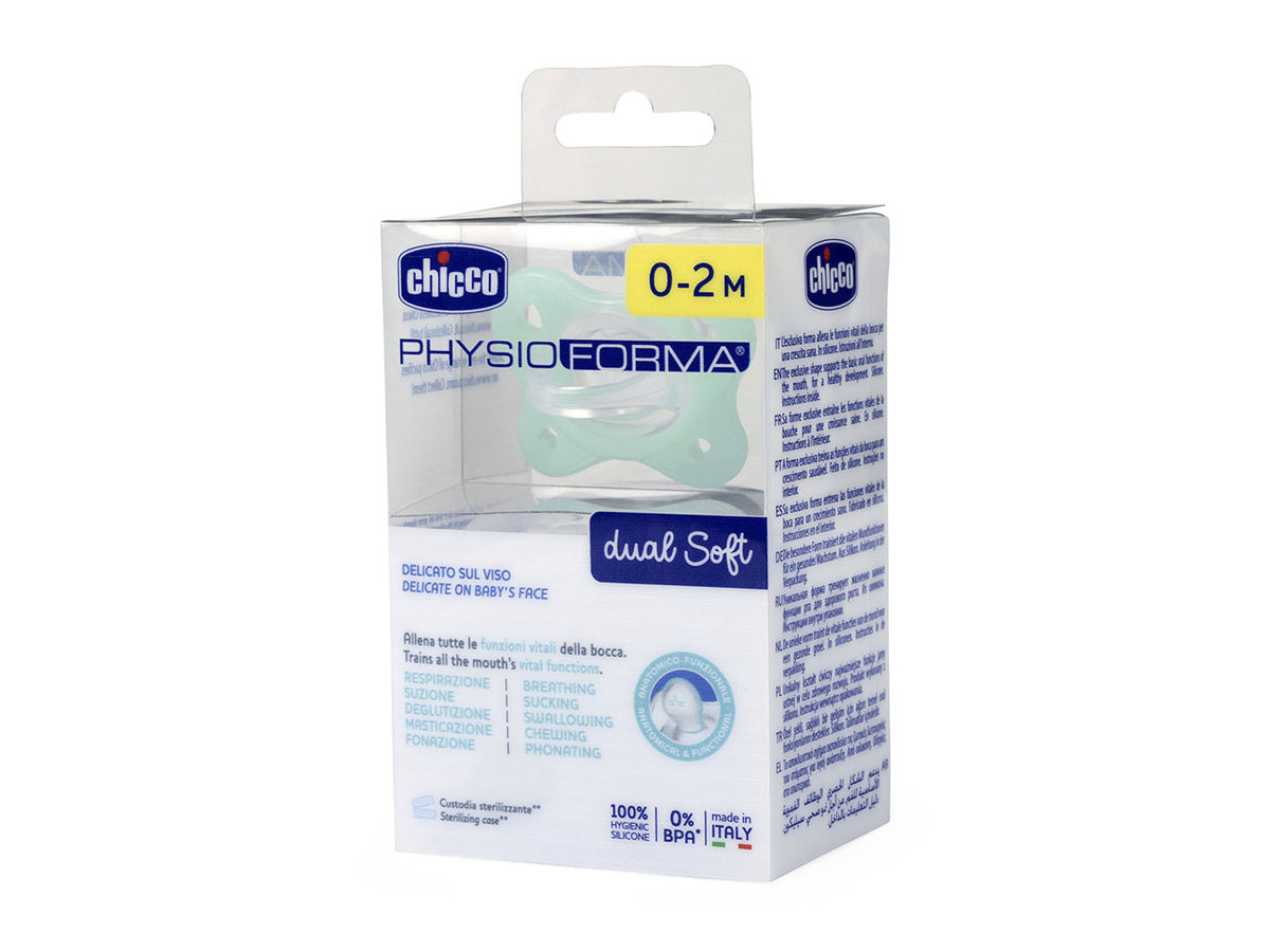 Gommotto ciuccetto ph dual soft neutro 0-2 mesi | Chicco