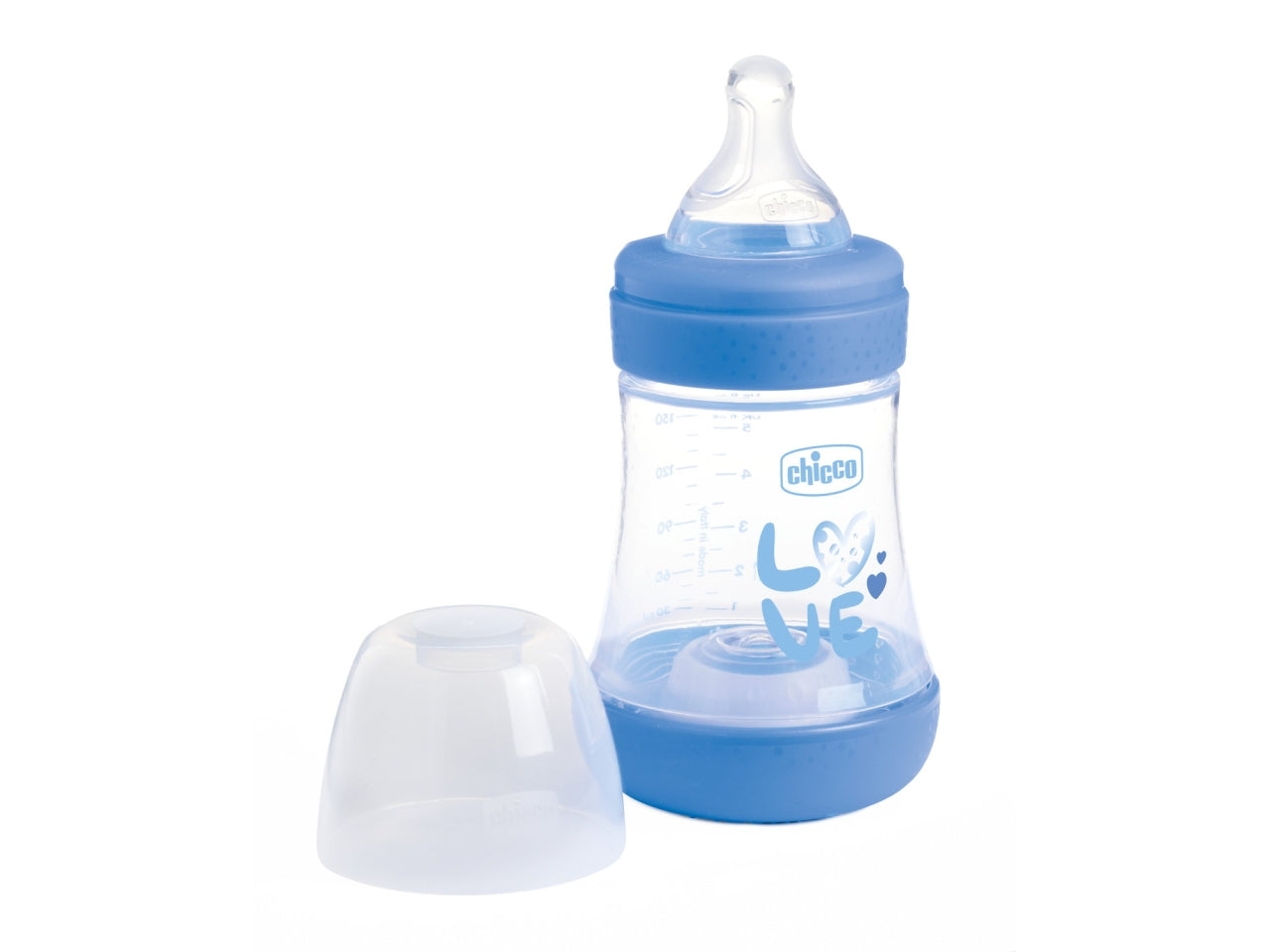 Biberon perfect 5 boy 150 lento silicone, Adatto per 0+ mesi | Chicco