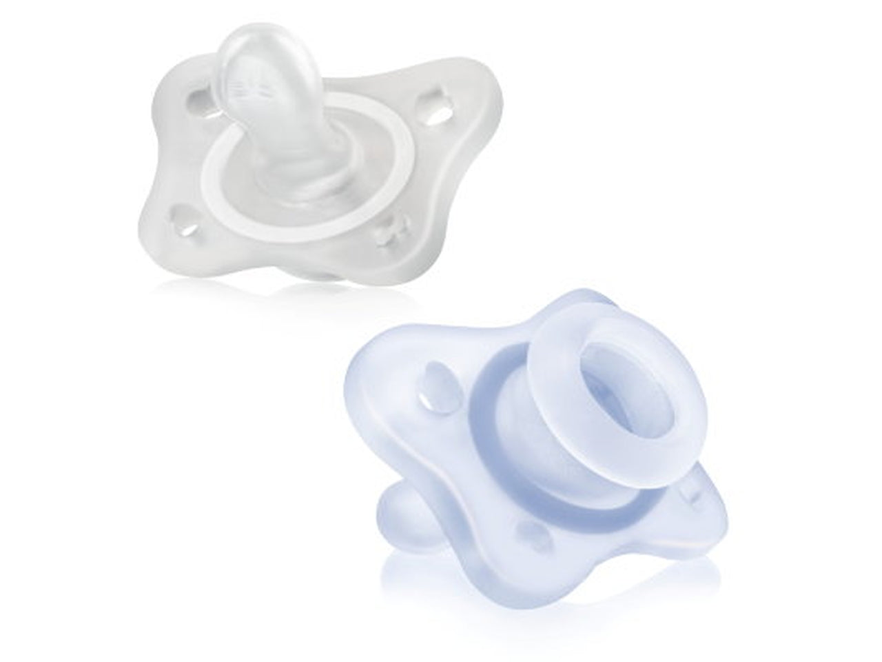 Set di 2 mini gommotti azzurri 0-2m, Adatto per 0-2 mesi | Chicco
