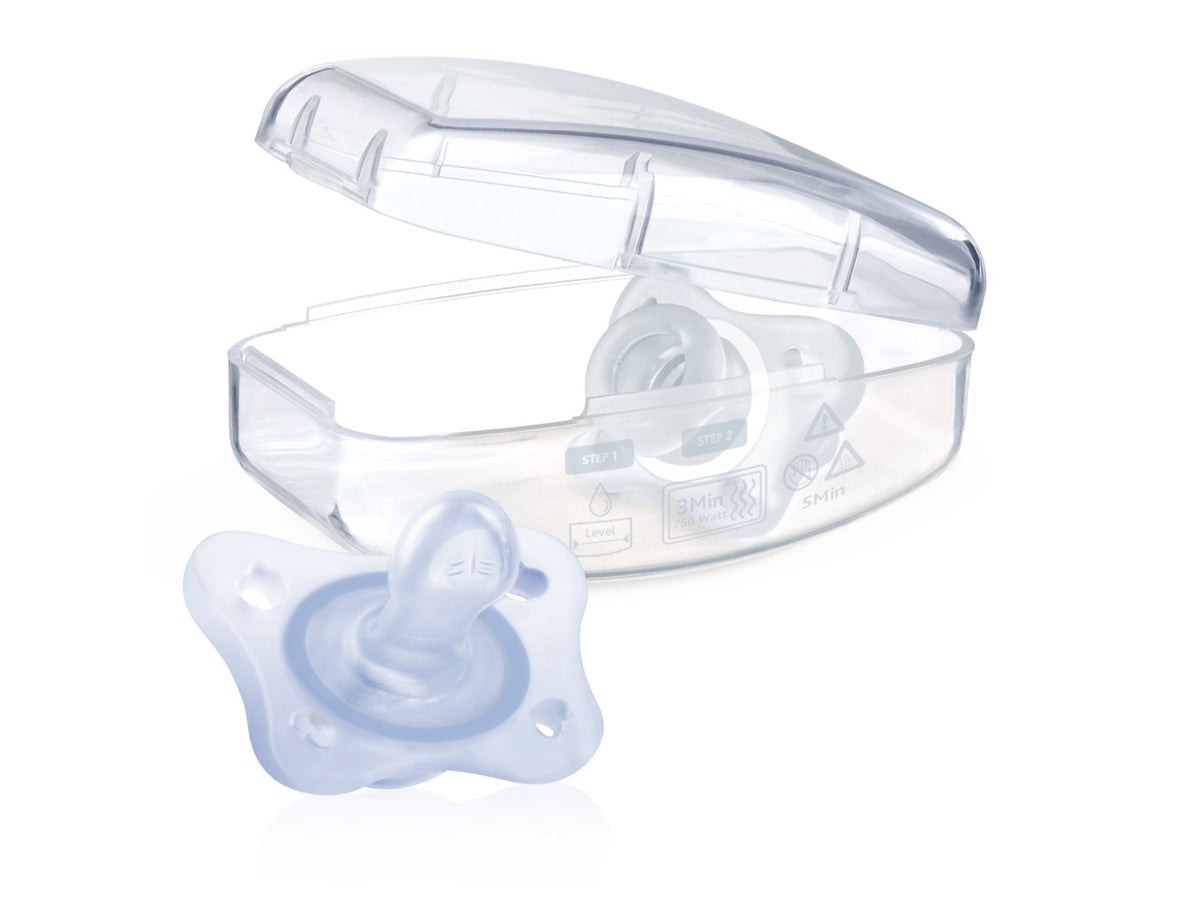 Set di 2 mini gommotti azzurri 0-2m, Adatto per 0-2 mesi | Chicco