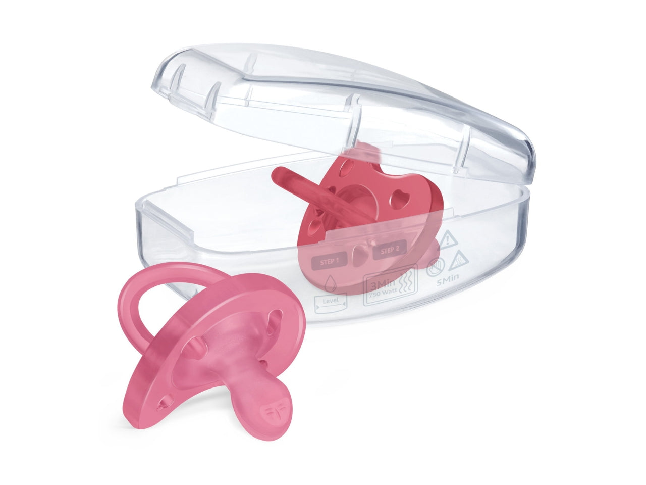 Set di 2 gommotti  physio soft rosa 16-36m, Adatto per 16-36 mesi | Chicco
