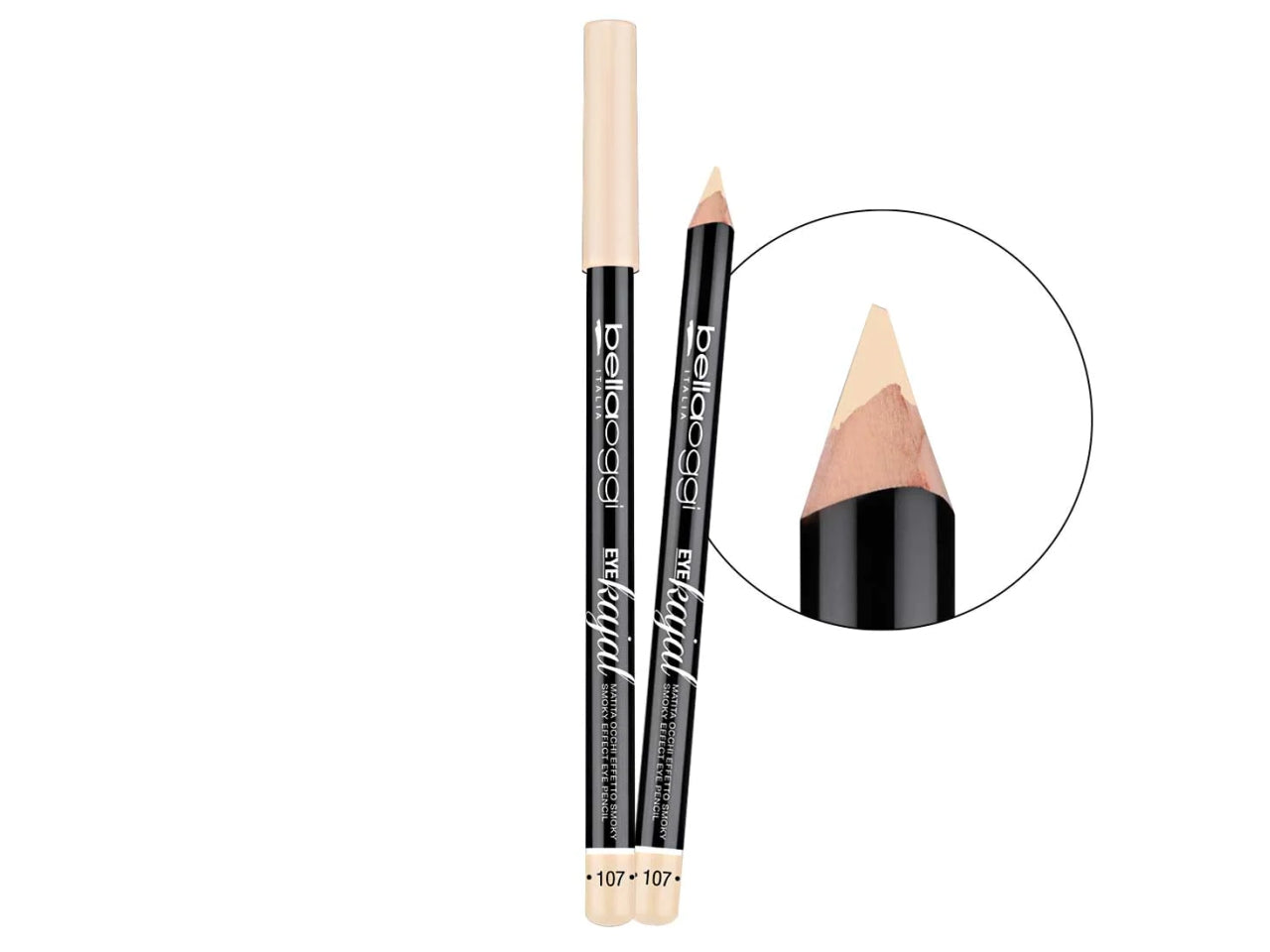 Matita Occhi Eye Kajal - Effetto Smoky, Alta Definizione - Butter Kajal - Bellaoggi