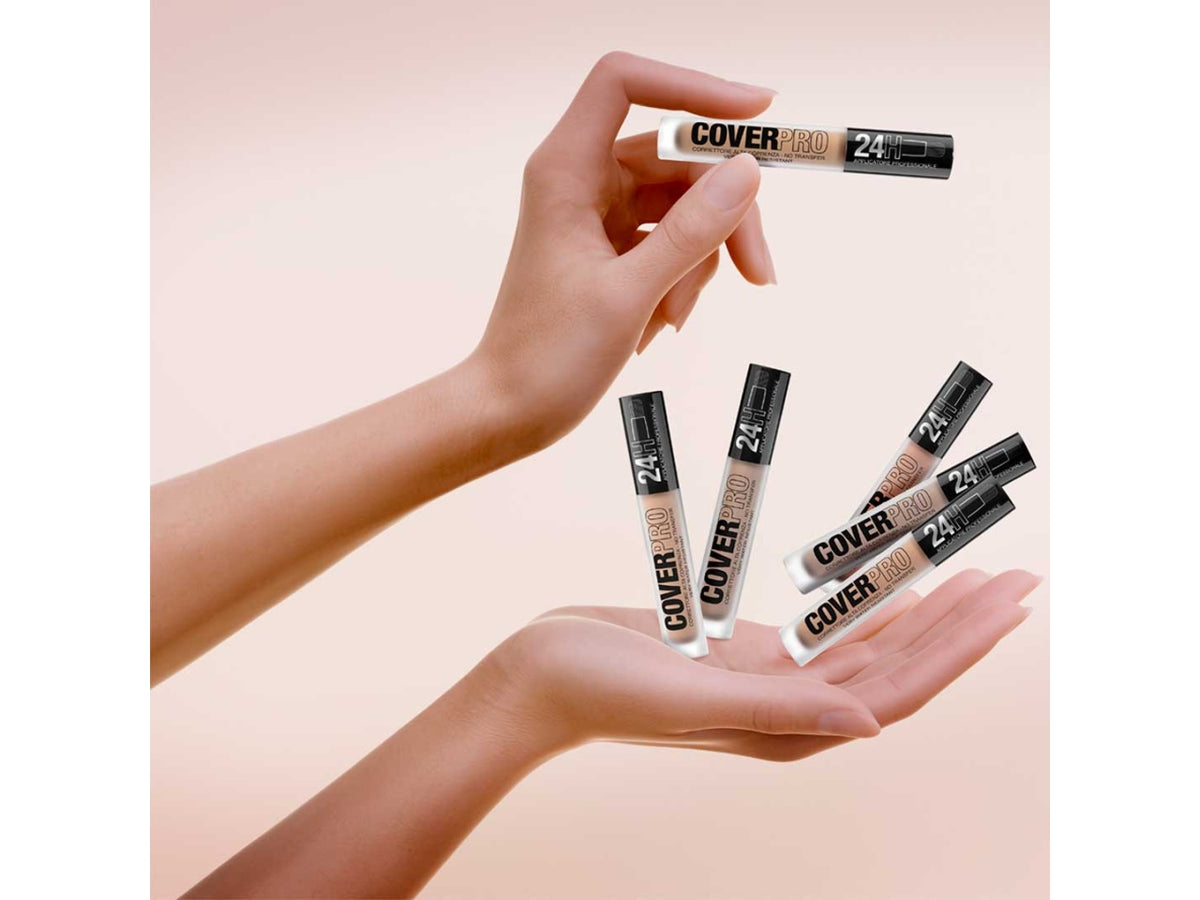 Correttore Liquido Alta Coprenza Cover Pro 24H - Precisione, Lunga Tenuta, Applicatore a Pennello - Ivory - Bellaoggi