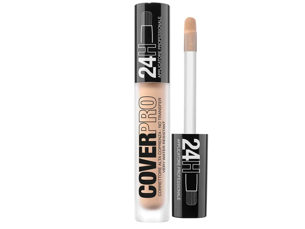 Correttore Liquido Alta Coprenza Cover Pro 24H - Precisione, Lunga Tenuta, Applicatore a Pennello - Ivory - Bellaoggi