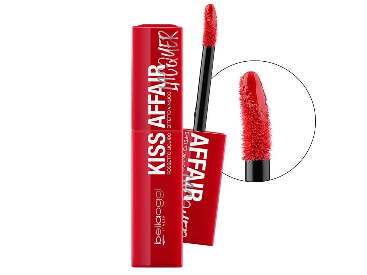 Rossetto Liquido Effetto Vinilico Kiss Affair Lacquer - Brillantezza e intensitÃ  - Thunder - Bellaoggi