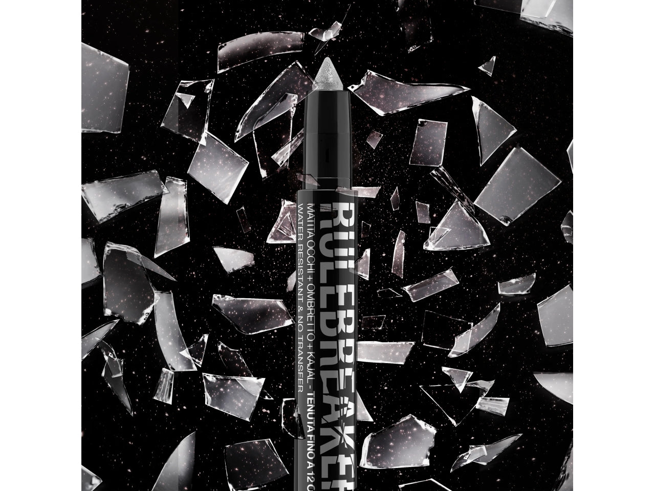 Matita Occhi 3in1 Rule Breaker - Eyeliner, Kajal, Ombretto - Platinum - Bellaoggi