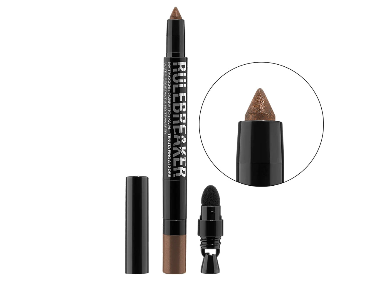 Matita Occhi 3in1 Rule Breaker - Eyeliner, Kajal, Ombretto - Copper - Bellaoggi