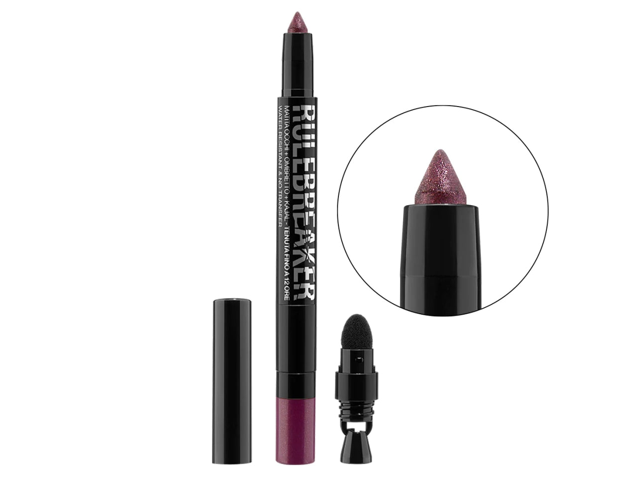 Matita Occhi 3in1 Rule Breaker - Eyeliner, Kajal, Ombretto - Mulberry - Bellaoggi