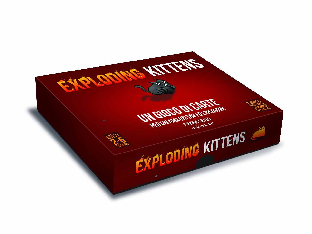 Exploding Kittens: Gioco di Carte per Feste, per 2-5 Partecipanti, Dai 7 Anni in su, Versione Italiana - Asmodee