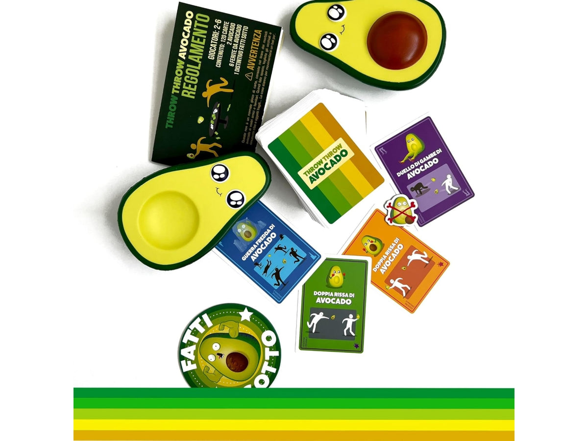 Throw Throw Avocado: Gioco di AbilitÃ  e Risate, 2-6 Partecipanti, Dai 7 Anni in su, Versione Italiana - Asmodee