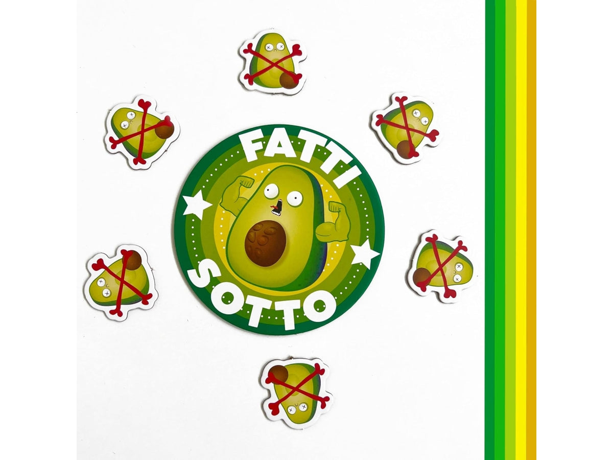 Throw Throw Avocado: Gioco di AbilitÃ  e Risate, 2-6 Partecipanti, Dai 7 Anni in su, Versione Italiana - Asmodee
