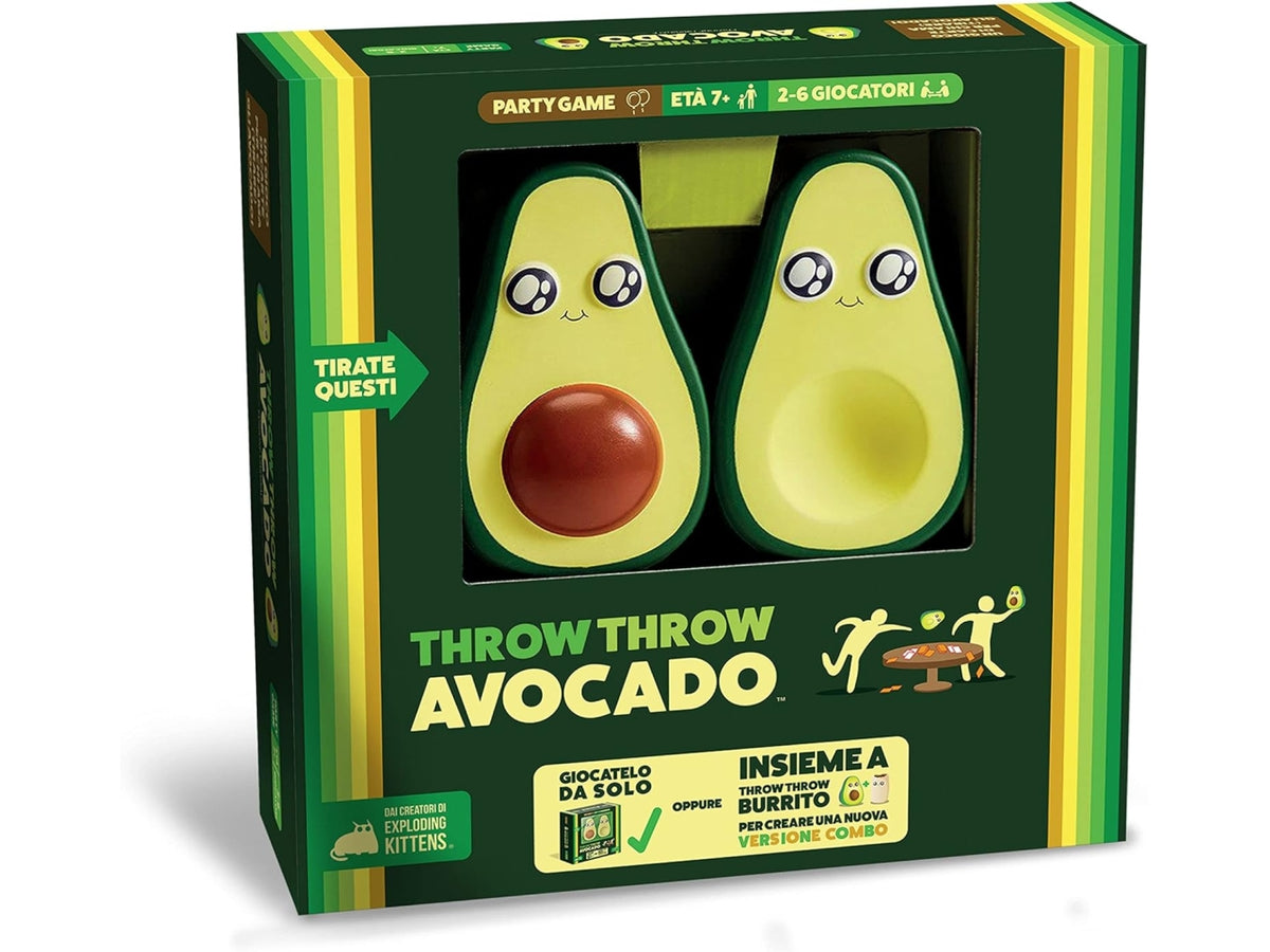 Throw Throw Avocado: Gioco di AbilitÃ  e Risate, 2-6 Partecipanti, Dai 7 Anni in su, Versione Italiana - Asmodee