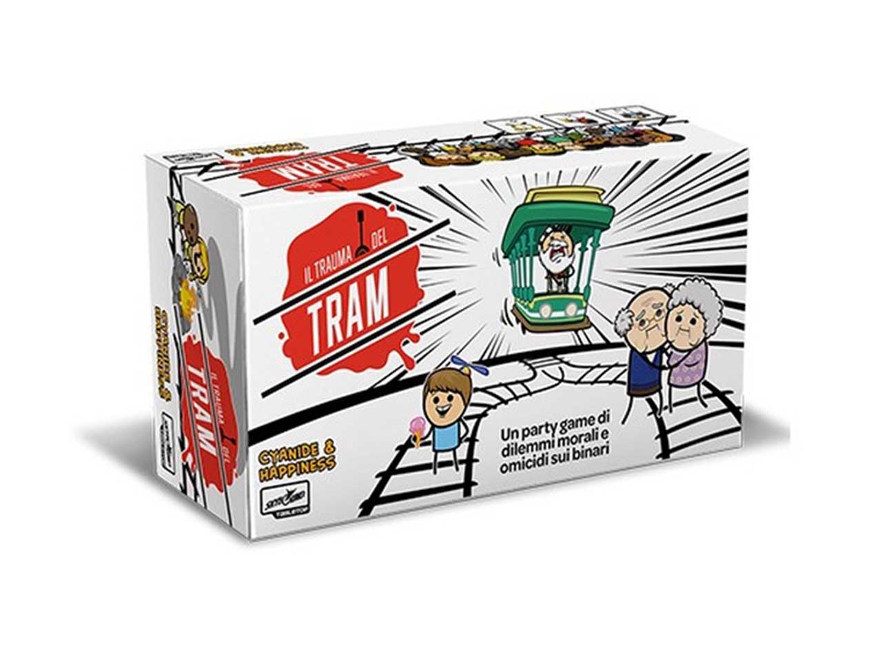 Il Trauma del Tram: Party Game per 3-13 Partecipanti, Dai 16 Anni in su, Versione Italiana - Asmodee