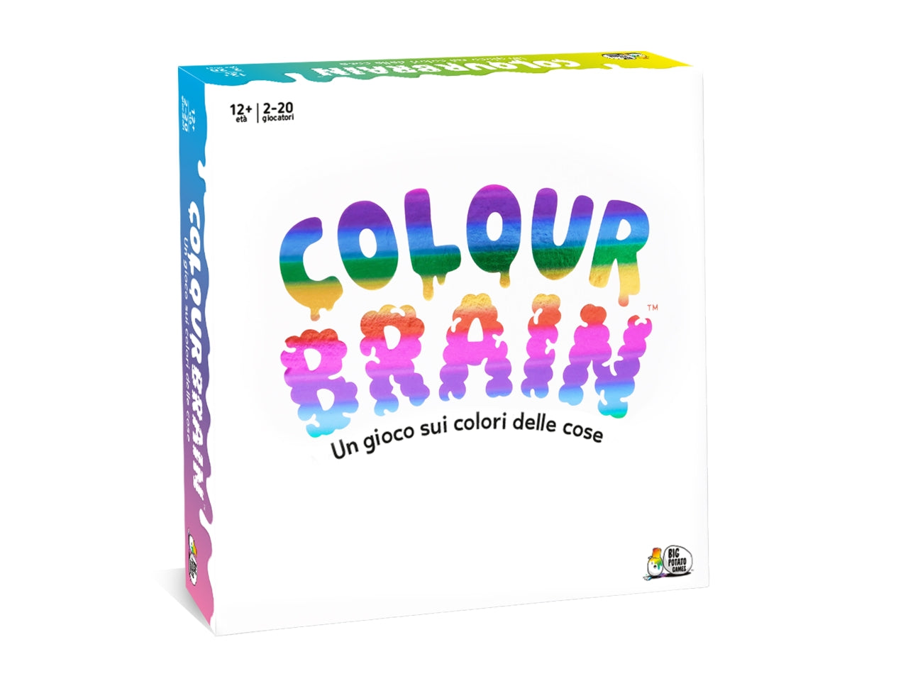Colourbrain: Gioco di Quiz Colorato per 2-20 Partecipanti, Dai 12 Anni in su, Versione Italiana - Asmodee