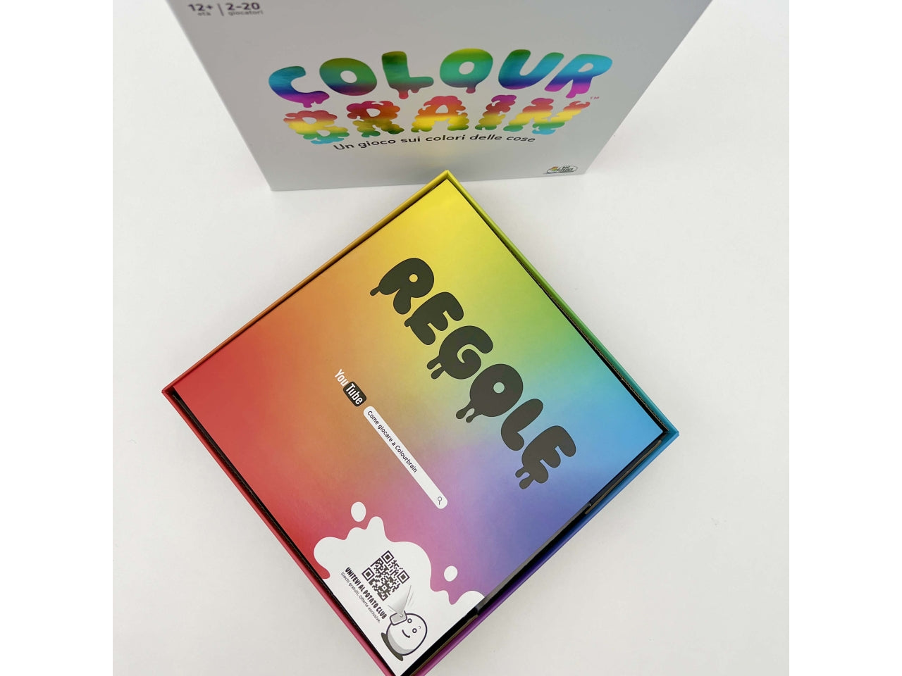 Colourbrain: Gioco di Quiz Colorato per 2-20 Partecipanti, Dai 12 Anni in su, Versione Italiana - Asmodee