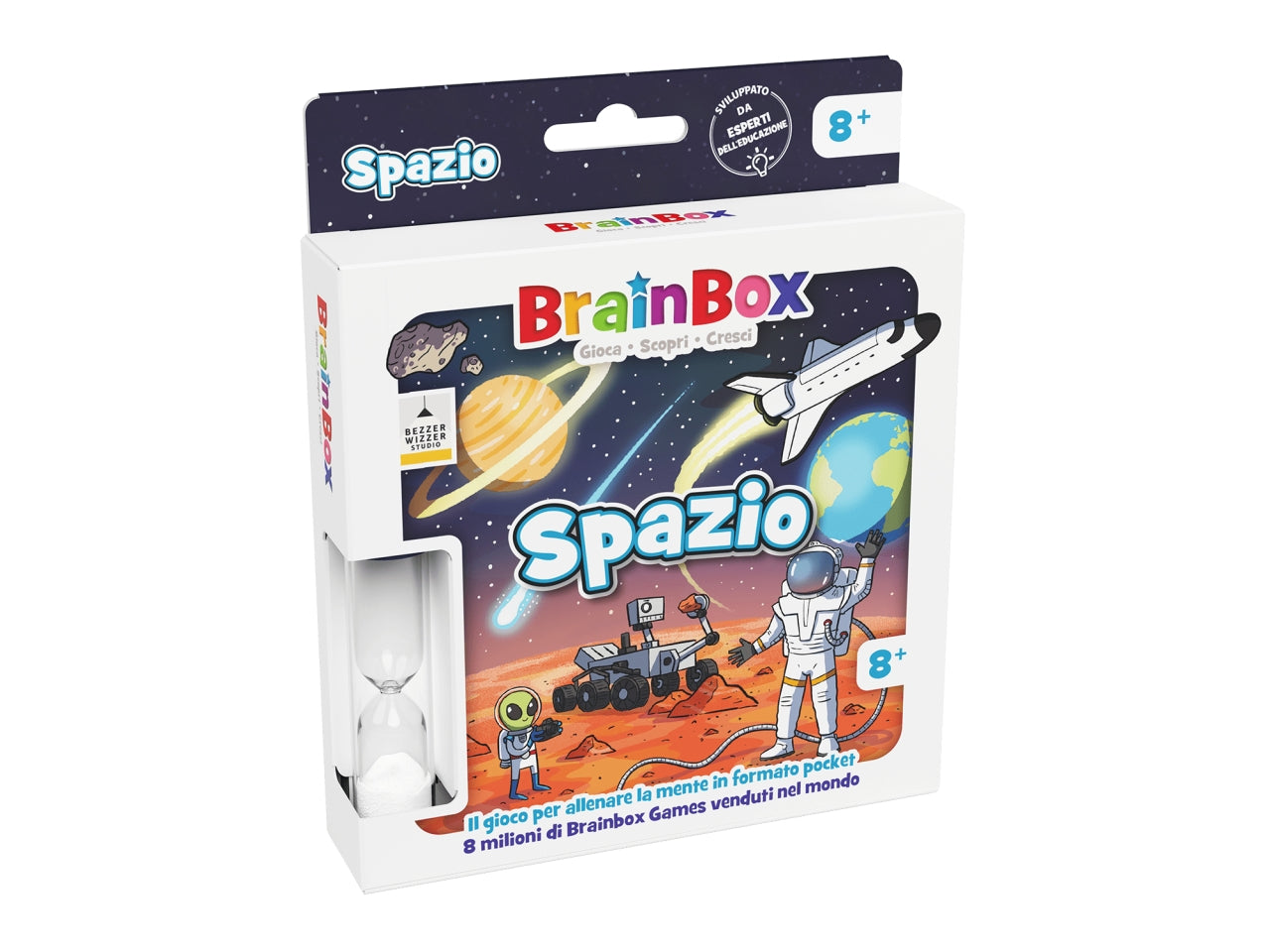 Gioco da Tavolo BrainBox Spazio Tascabile, 8+ Anni, 1+ Giocatori, Edizione in Italiano | Asmodee
