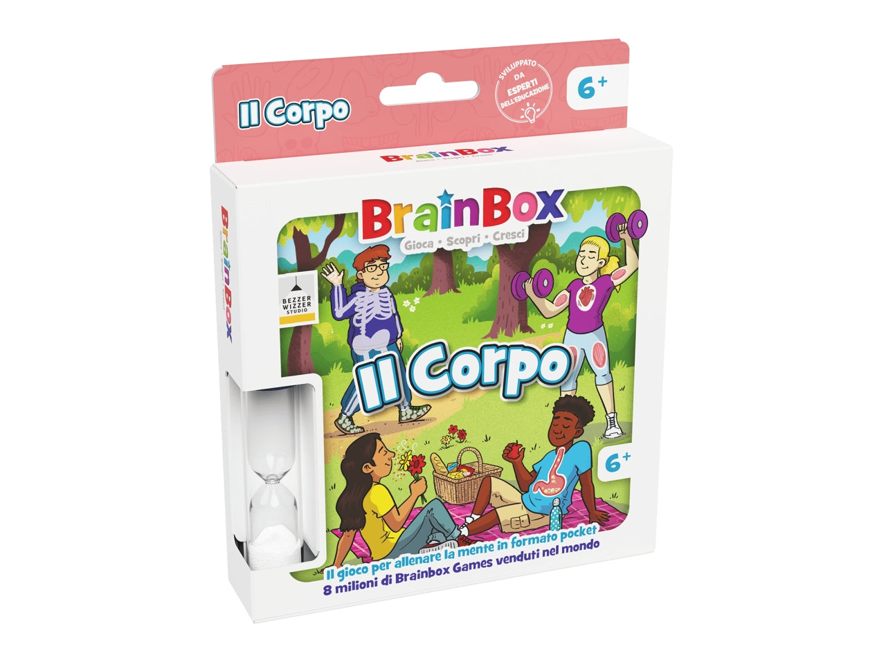 Gioco da Tavolo BrainBox Il Corpo Tascabile, 6+ Anni, 1+ Giocatori, Edizione in Italiano | Asmodee