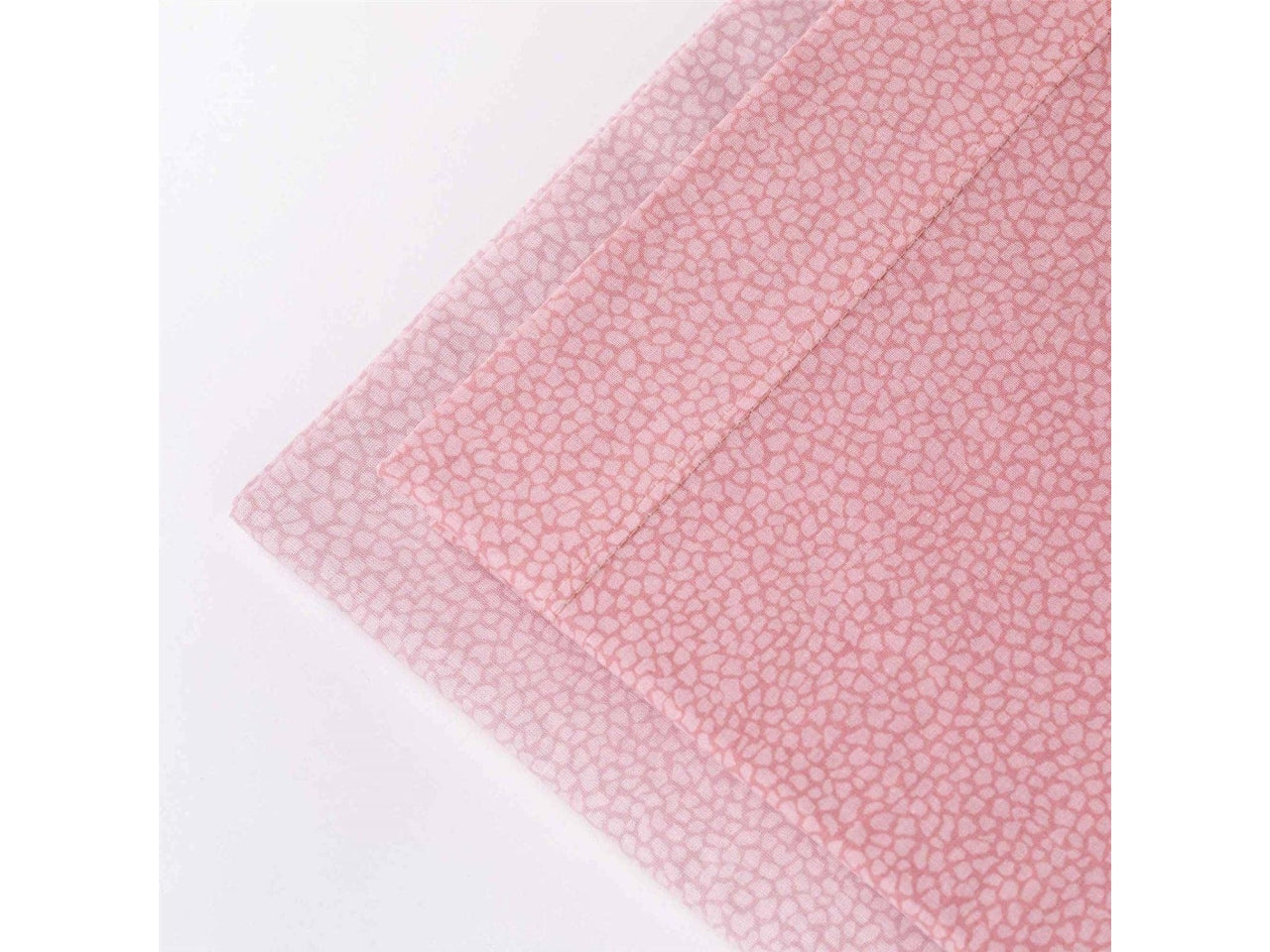 Set Completo Lenzuola Singolo Arios Pois Rosa, Puro Cotone, Linea Oro Carillo Home