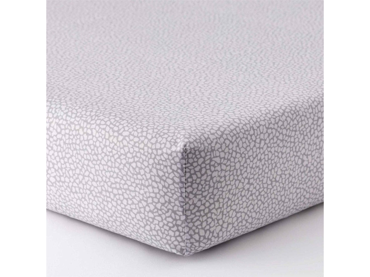 Set Completo Lenzuola Matrimoniale Arios Pois Grigio, Puro Cotone, Linea Oro Carillo Home
