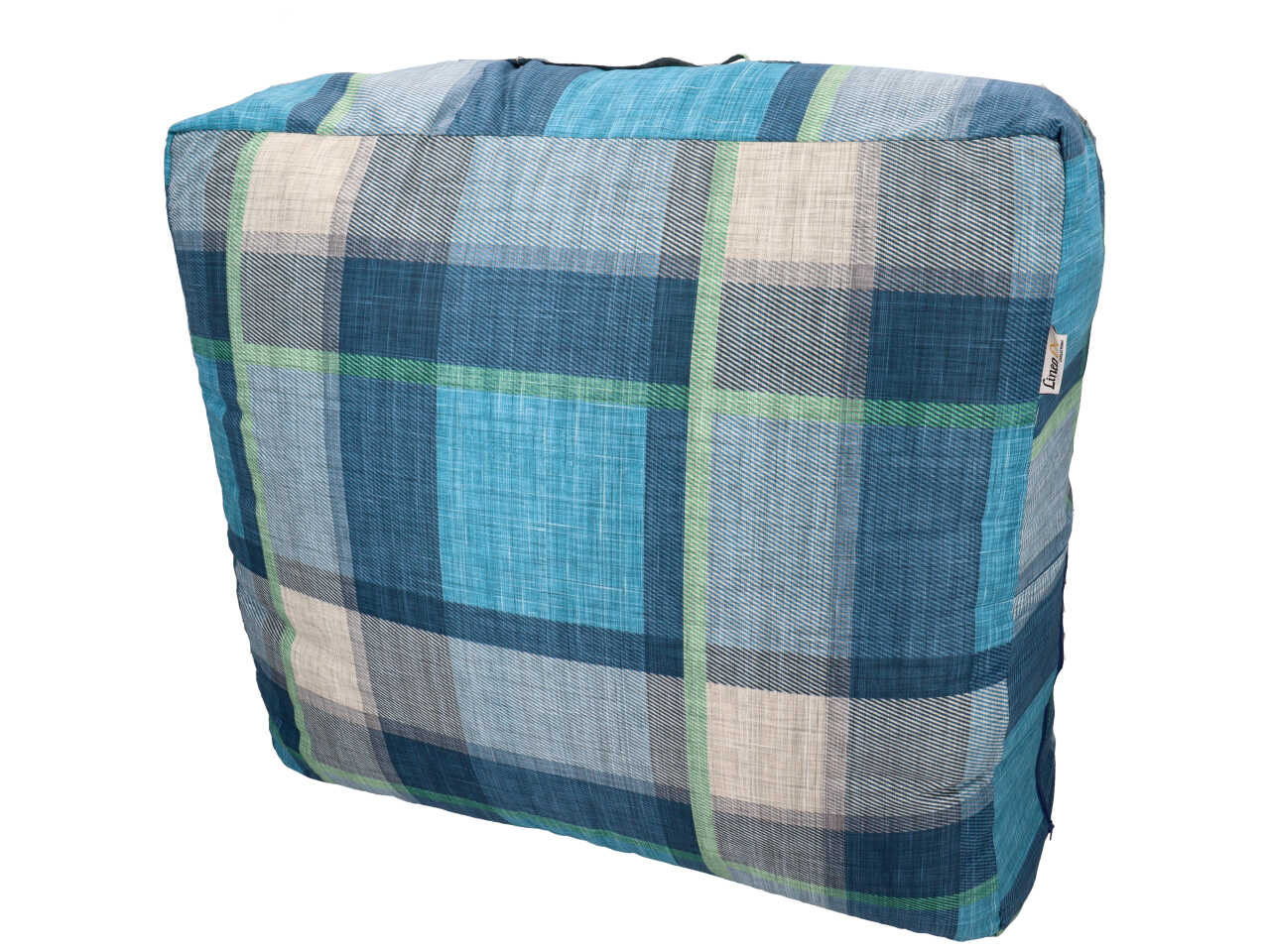 Clark trapunta stampata 1p blu