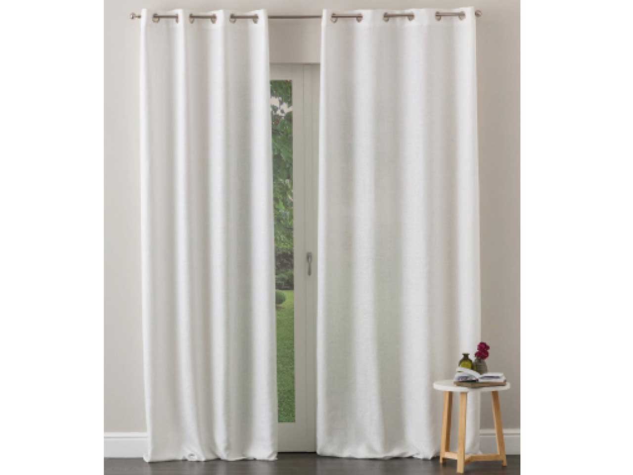 Life tenda 140x290cm c/borchie bianco