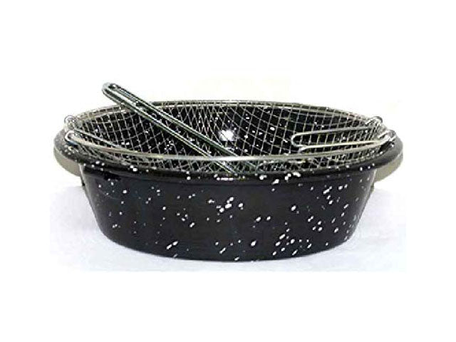 Friggitrice 30cm smaltata f.p.30