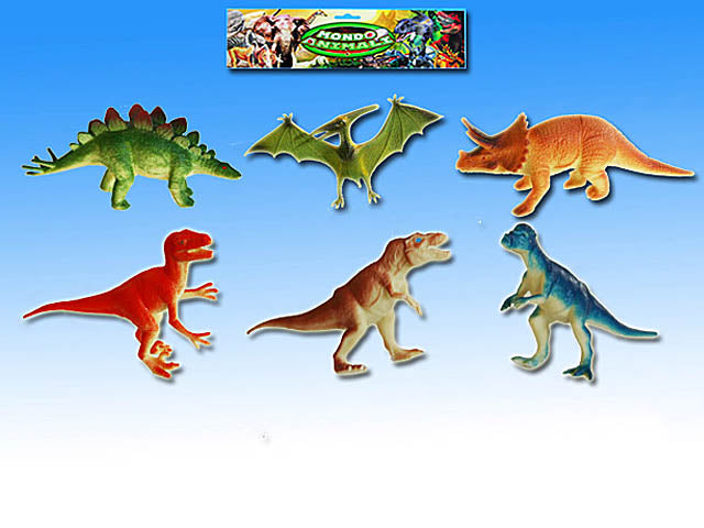 Animali preistorici confezione da 6 dinosauri