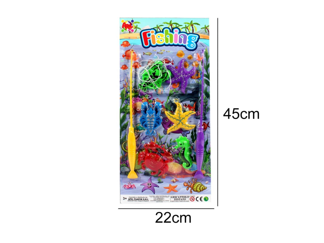 Gioco pesca con 2 canne