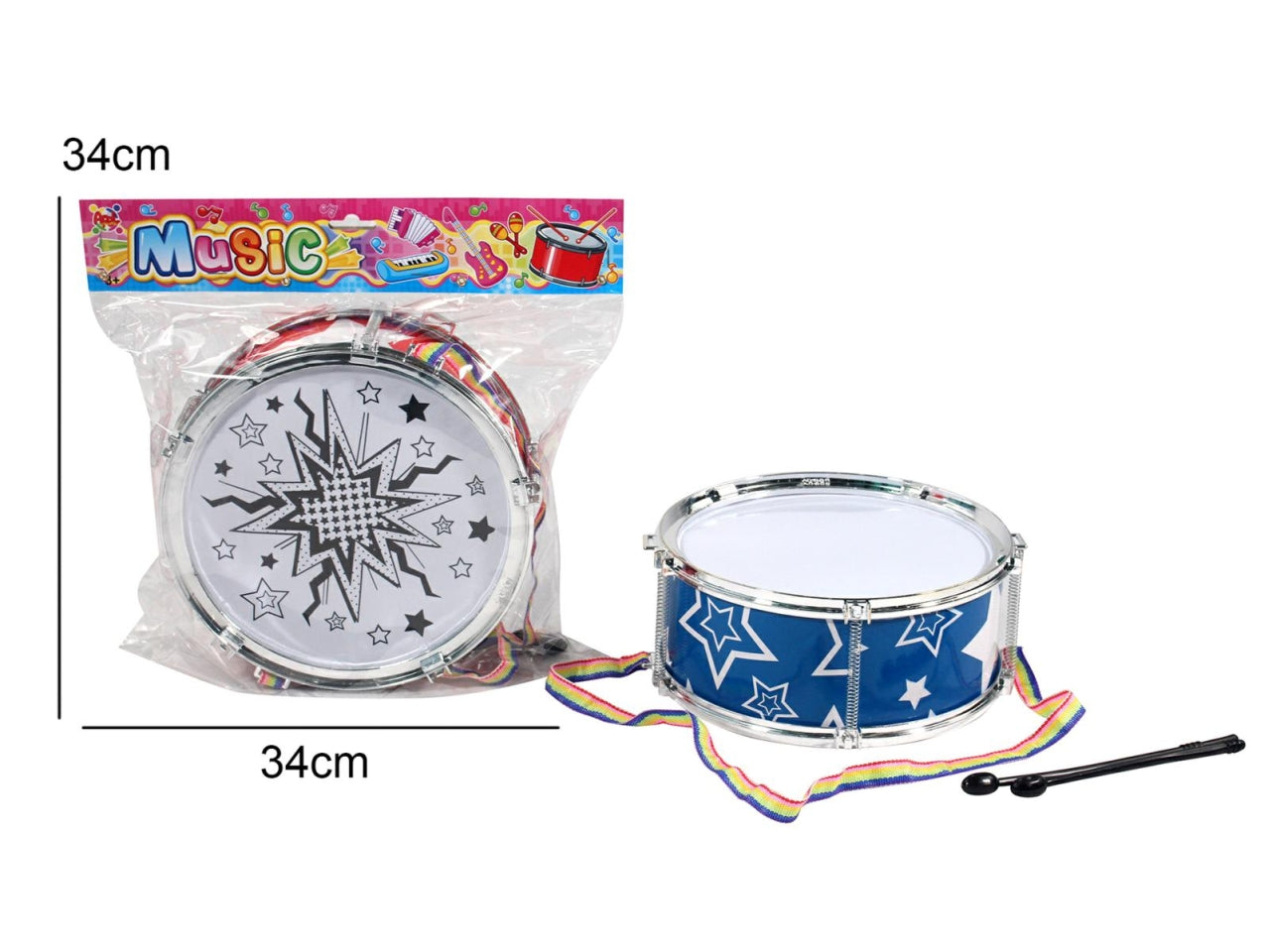 Tamburo 24cm, disponibile in 2 colori