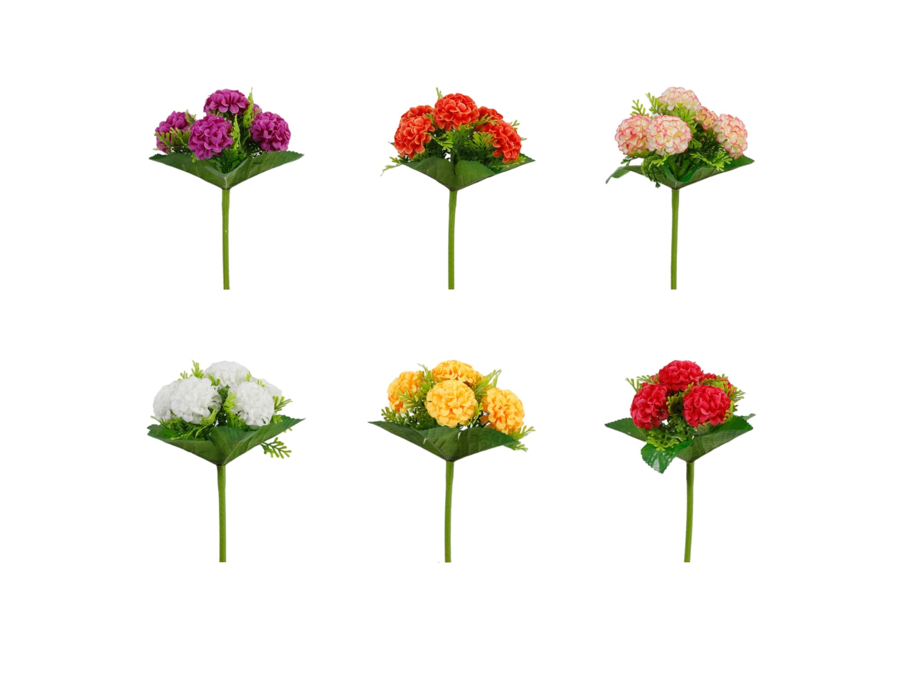Mazzetto daliette 21cm in 6 varianti di colori