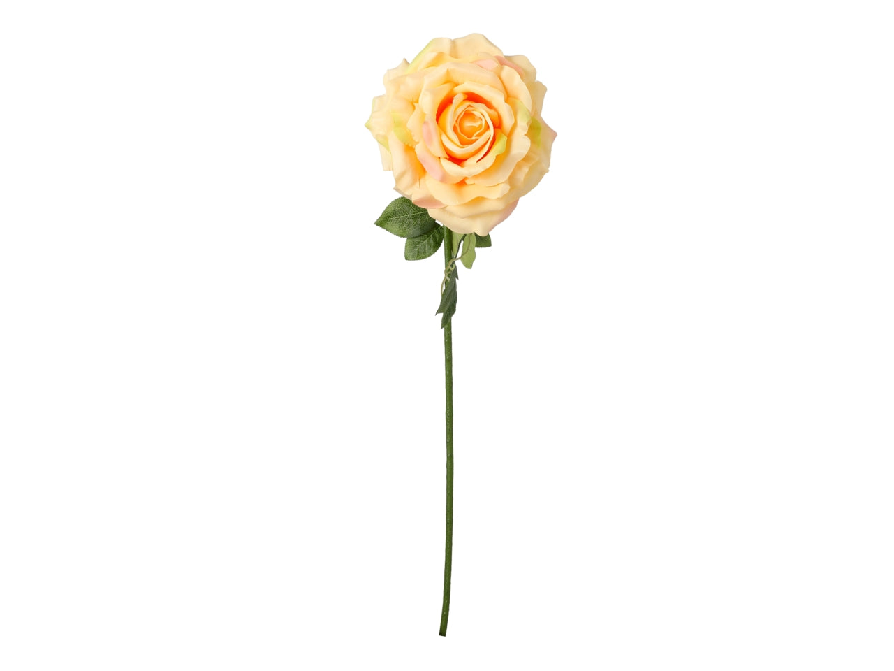 Rosa ramo singolo 100cm arancione