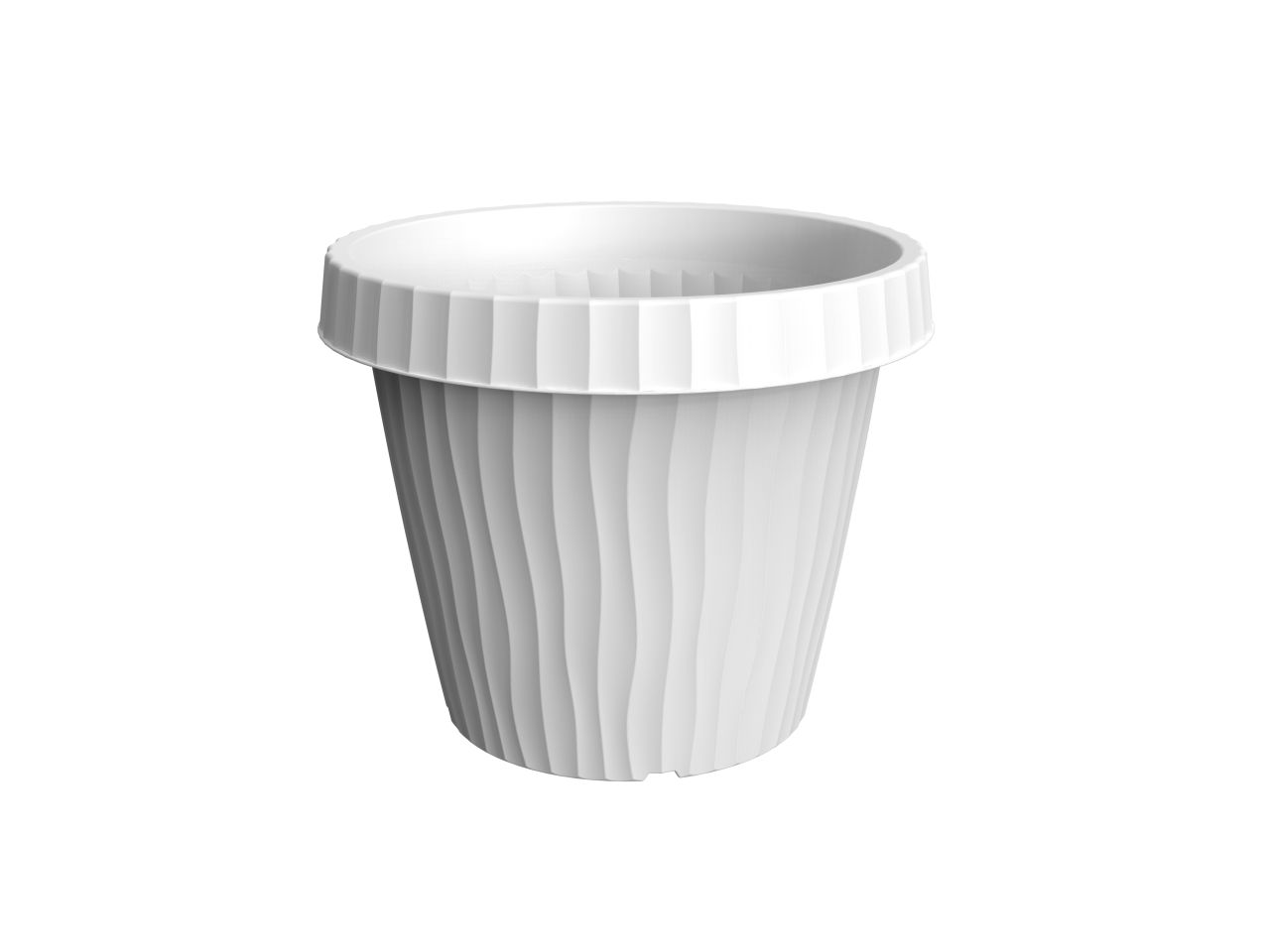 Vaso onda d.30cm colore ghiaccio