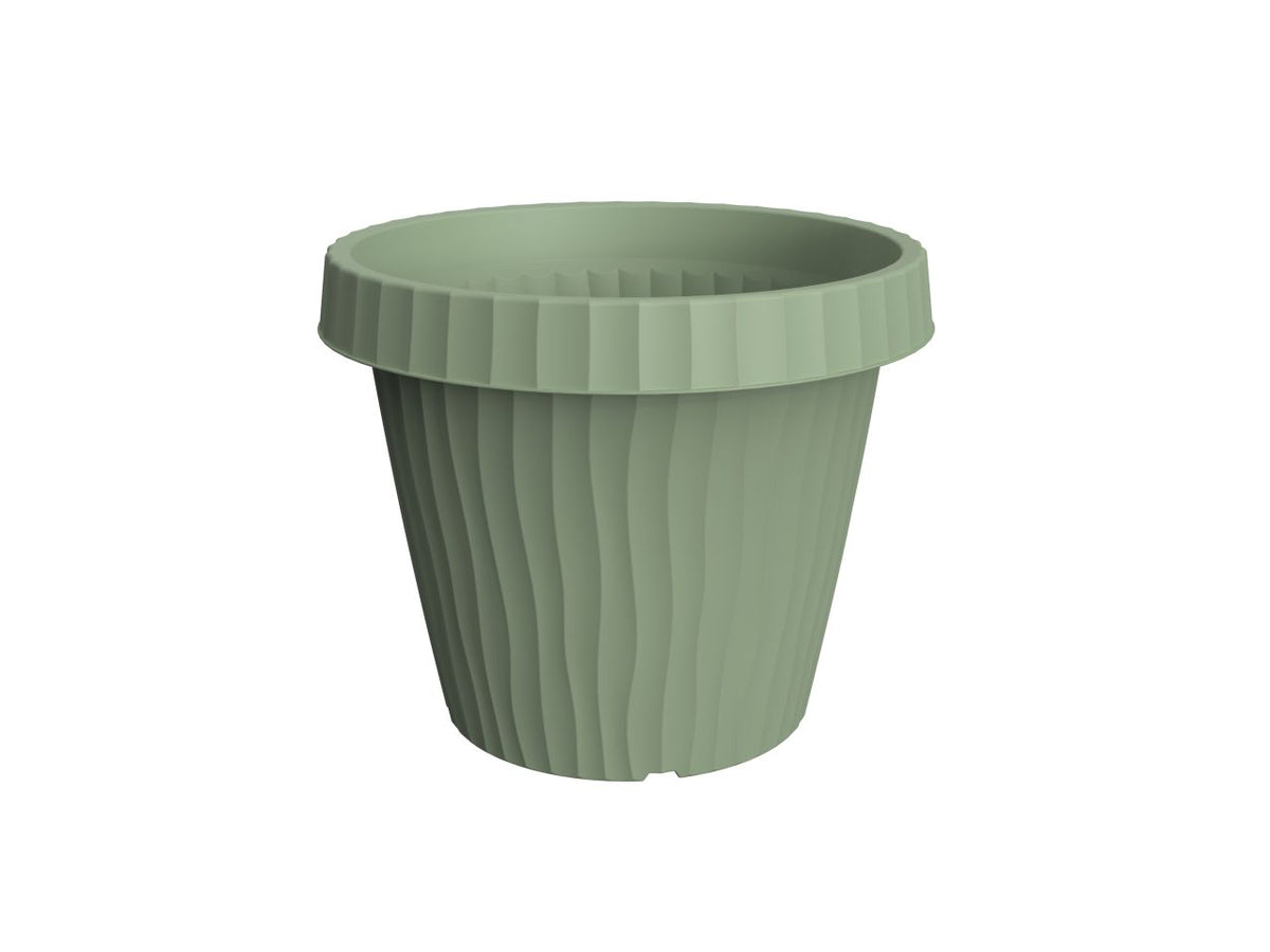 Vaso onda d.40cm colore salvia