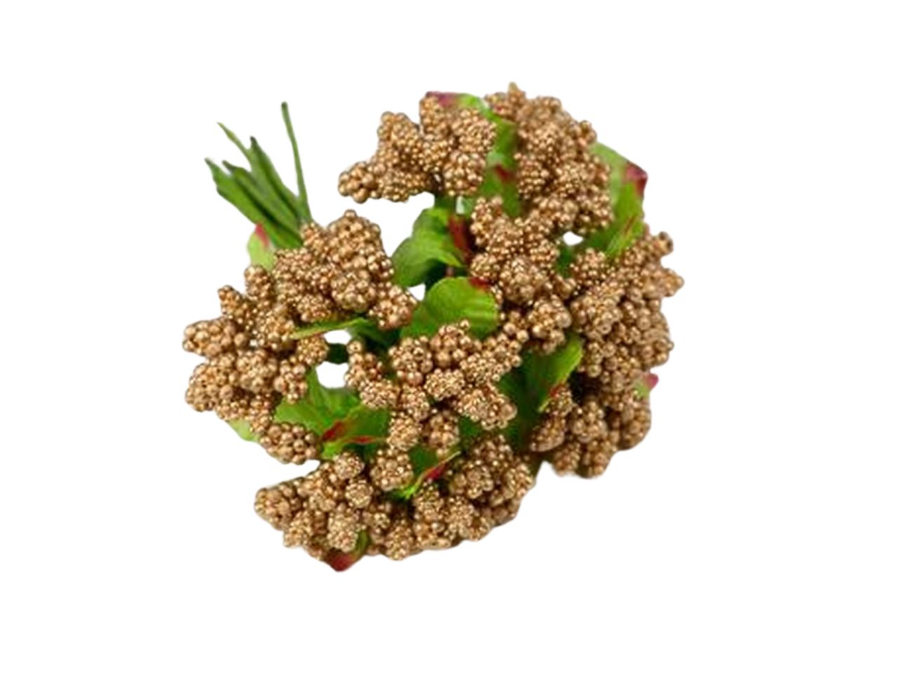 Fiore gelsina misura 2cm oro 120 pezzi