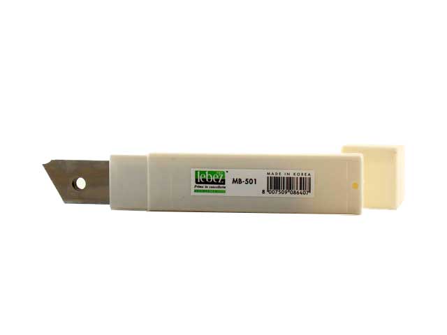 Taglierino 10 pezzi colre grigio lungezza lama 17mm lebez