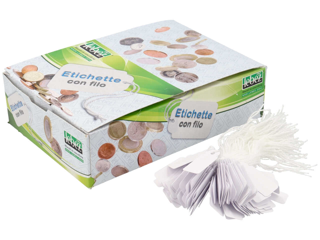Etichette con filo 1000 pezzi a383