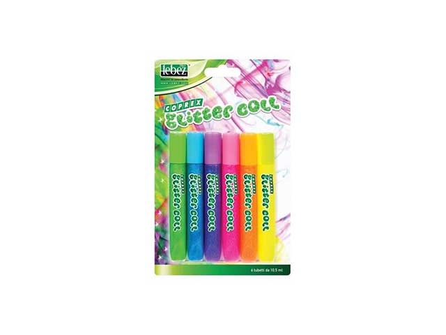 Colla 6 pezzi colori assortiti 10,5 ml lebez