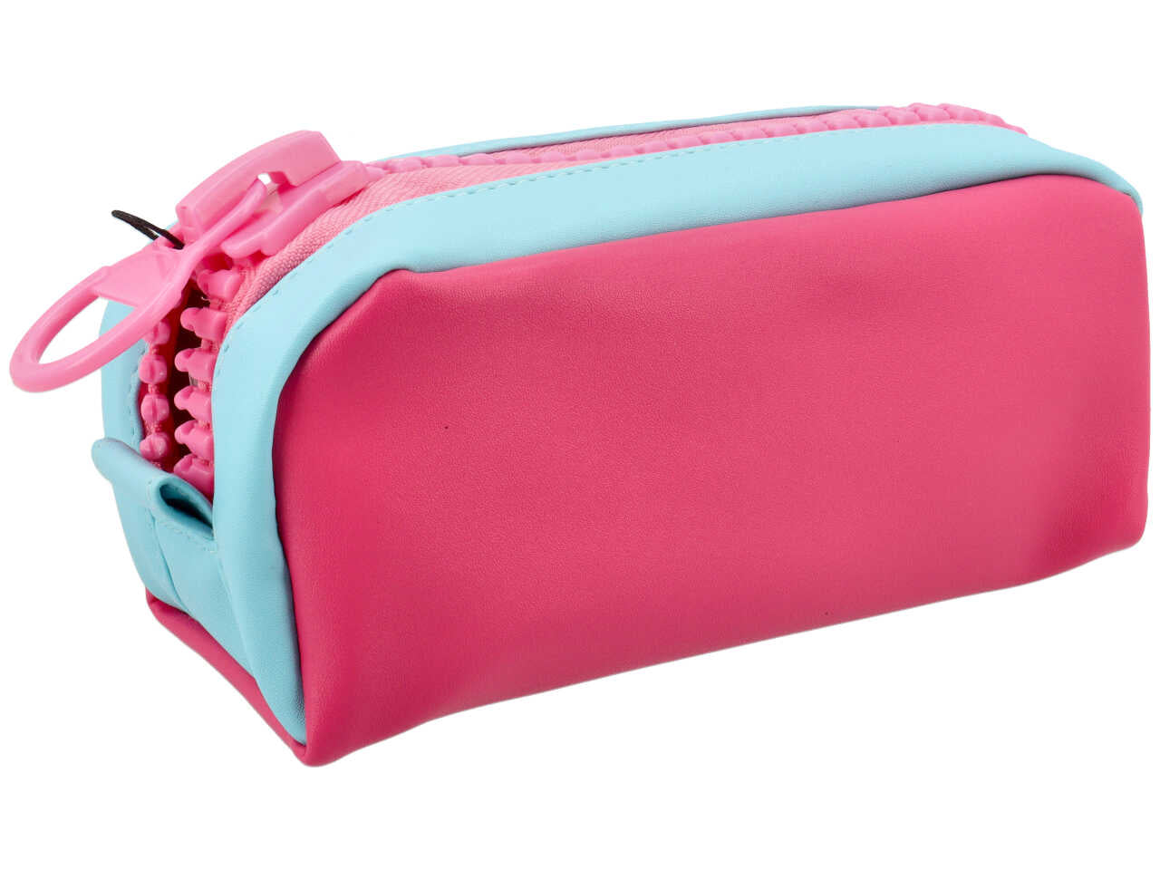 Astuccio scuola assortiti in similpelle con chiusura mega zip - Saccuccioli