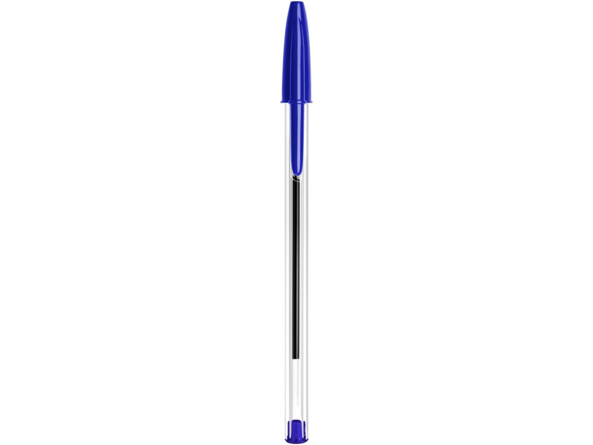 Penna cristal med box da 10 pezzi blue