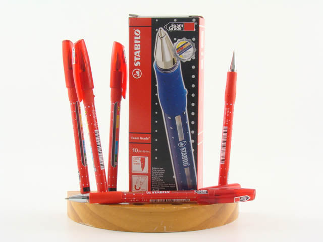 Penna a sfera stabilo exam grande rossa 0,45 mm