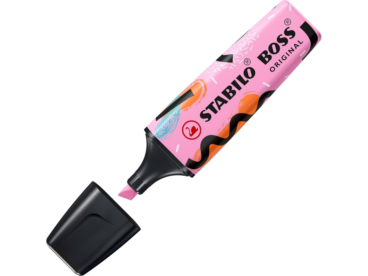 Stabilo Boss, Set di evidenziatori, 4 Boss e 4 Fluo by Juschnee, 8 Pezzi
