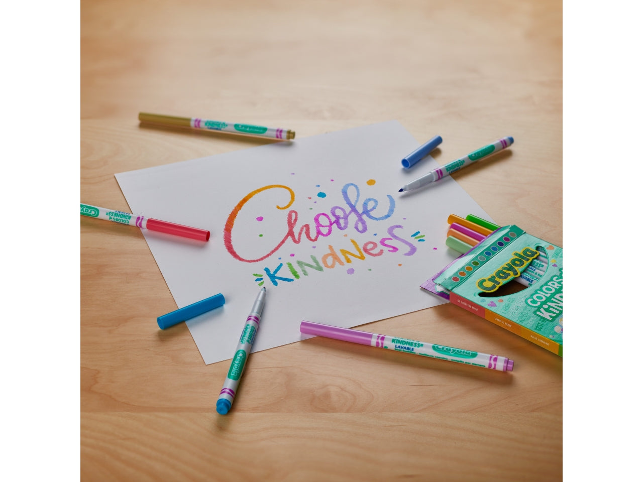 Set Pennarelli Punta Fine Colours of Kindness (10 Pezzi) - Multicolor, 10,7x1x18,8 cm, 100 gr, Plastica, Certificato CE, Unisex, EtÃ  3+ | Crayola